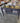 22827 Modern Dark Wood Dining Table