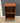 33829 Vintage Wooden Record Cabinet