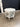 74041 Vintage Hexagonal White End Table
