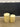 13157 Set of Two Yellow Metal Cylindrical Accent Tables