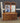 92660 Vintage Wooden Dresser with Mirror