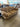 15042 Vintage Patterned Upholstered Sofa