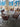 57087 Round Wooden Dining Table Set with Four Chairs