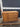 73333 Vintage Oak Wooden Cabinet with Sliding Door and Drawers