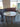 10509 Vintage Round Wooden Dining Table