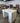 36097 White Multi-Shelf Storage Table