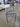 32079 Vintage Metal and Glass Side Table