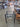 38972 Metal and Glass Side Table