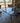81852 Glass-Top Metal Patio Table