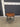 39657 Hexagonal Wood and Metal End Table