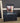 99185 Navy Blue Dresser with Mirror