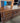 19050 Vintage Wooden Dresser with Ornate Handles