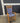 22455 Classic Wooden Rocking Chair with Blue Cushions
