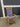 22455 Classic Wooden Rocking Chair with Blue Cushions