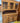 18995 Rustic Wooden Hutch Cabinet