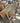 45660 Rustic Wooden Dining Table Set with Six Chairs