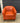 20697 Contemporary Orange Club Chair