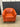 20697 Contemporary Orange Club Chair