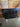 17939 Elegant Black Wall-Mounted Display Cabinet