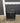 37991 Black Glass-Top Two-Drawer Nightstand