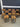 21834 Set of Six Rustic Wooden Dining Chairs