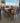 35089 Rustic Wooden Dining Table Set with Chairs