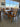35089 Rustic Wooden Dining Table Set with Chairs