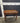 97131 Vintage Wooden Side Table with Drawer