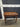 97131 Vintage Wooden Side Table with Drawer