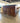 48554 Vintage Hand-Painted Wood Sideboard Cabinet