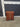 73253 Vintage Wooden Nightstand with Brass Handles