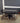 44397 Elegant Black Pedestal Dining Table
