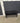 05337 Black Wooden Bench with Shelf