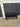 05337 Black Wooden Bench with Shelf