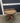 48587 Vintage Drop-Leaf Wooden Side Table