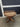 48587 Vintage Drop-Leaf Wooden Side Table