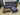 33765 Outdoor Wicker Patio Furniture Set with Blue Cushions