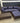 33765 Outdoor Wicker Patio Furniture Set with Blue Cushions