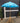 19772 Blue Bamboo Patio Umbrella