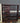 43285 Dark Wood Modern Display Shelf