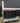 90128 Vintage Black Wooden Dresser
