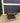 51821 Modern Glass-Top Coffee Table with Wooden Frame