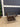 51821 Modern Glass-Top Coffee Table with Wooden Frame