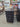 25392 Black Metal Three-Drawer Filing Cabinet