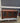 14212 Vintage Wooden Glass Pane Cabinet
