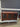 14212 Vintage Wooden Glass Pane Cabinet