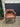 43471 Vintage Brown Leather Office Chair with Nailhead Trim