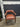 97535 Vintage Brown Leather Accent Chair