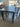 40242 Dark Wood High Table Set with Ladder Back Chairs