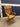 33765 Vintage Wooden Swivel Desk Chair